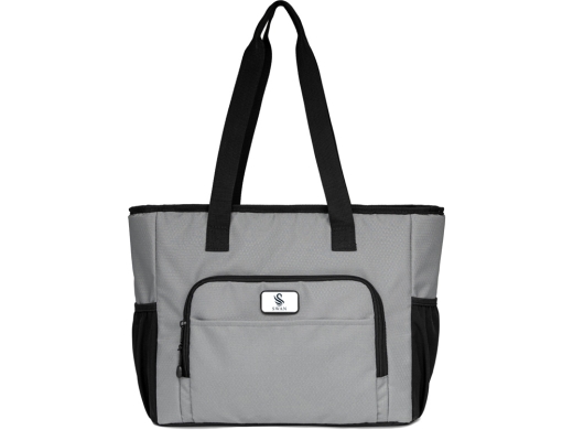 Изображение №4 | Сумка-холодильник «Polar Eco» водостойкая из переработанного пластика, 16 л (серый)