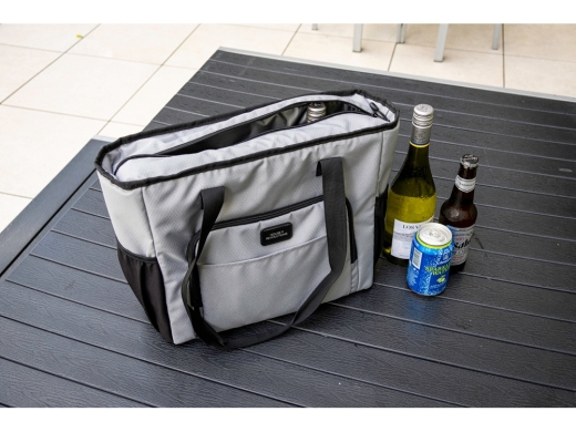 Изображение №15 | Сумка-холодильник «Polar Eco» водостойкая из переработанного пластика, 16 л (серый)