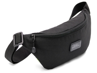 Изображение №4 | Универсальная водостойкая сумка на пояс «Bumble» из переработанного пластика (черный)