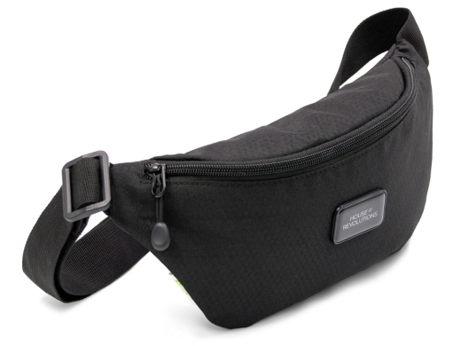 Изображение №4 | Универсальная водостойкая сумка на пояс «Bumble» из переработанного пластика (черный)