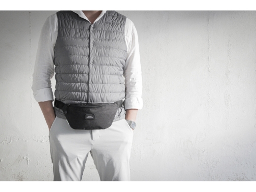 Изображение №7 | Универсальная водостойкая сумка на пояс «Bumble» из переработанного пластика (черный)