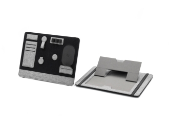 Изображение №1 | Складная подставка для ноутбука и органайзер для аксессуаров «Clipboard Pro» (серый)