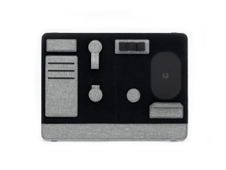 Изображение №3 | Складная подставка для ноутбука и органайзер для аксессуаров «Clipboard Pro» (серый)