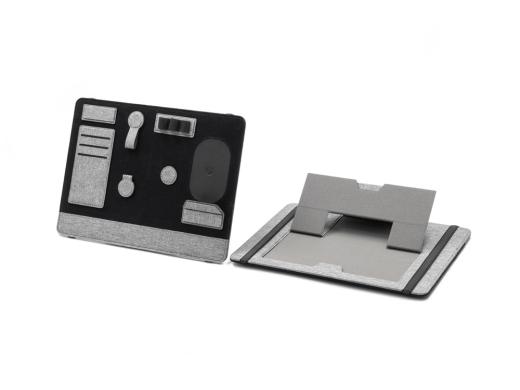 Изображение №1 | Складная подставка для ноутбука и органайзер для аксессуаров «Clipboard Pro» (серый)