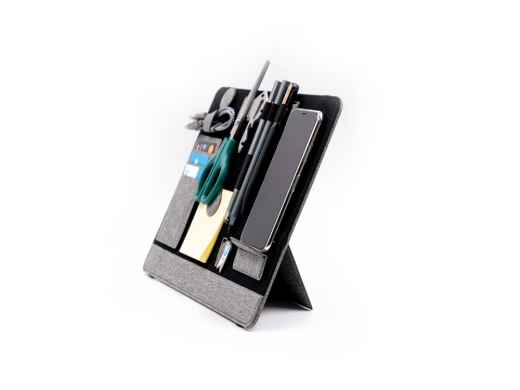 Изображение №4 | Складная подставка для ноутбука и органайзер для аксессуаров «Clipboard Pro» (серый)