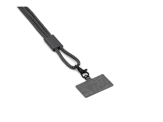 Изображение №2 | Шнурок для телефона на шею и через плечо «Lany Eco» (серый)