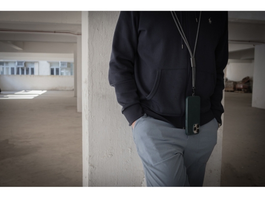 Изображение №11 | Шнурок для телефона на шею и через плечо «Lany Eco» (серый)