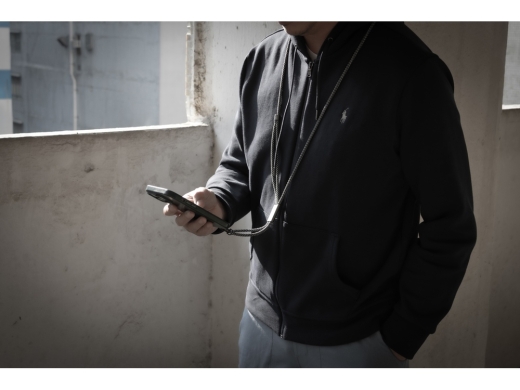 Изображение №13 | Шнурок для телефона на шею и через плечо «Lany Eco» (серый)