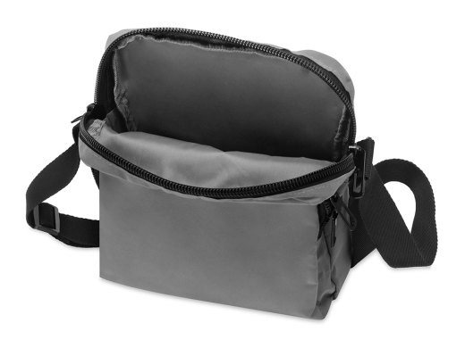 Изображение №6 | Светоотражающая сумка через плечо «Reflector» (серый светоотражающий)