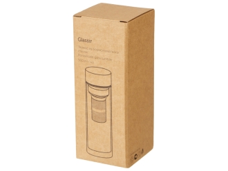 Изображение №8 | Стеклянная термобутылка «Glassir», 500мл (черный/прозрачный)