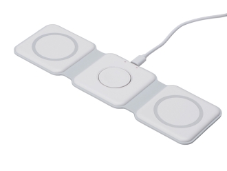 Изображение №2 | Беспроводное зарядное устройство 3-в-1 «Road», 15 Вт (белый)