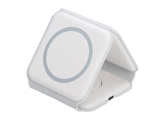 Изображение №3 | Беспроводное зарядное устройство 3-в-1 «Road», 15 Вт (белый)