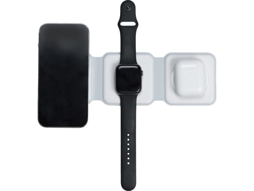 Изображение №9 | Беспроводное зарядное устройство 3-в-1 «Road», 15 Вт (белый)