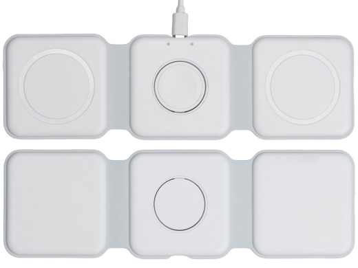 Изображение №10 | Беспроводное зарядное устройство 3-в-1 «Road», 15 Вт (белый)