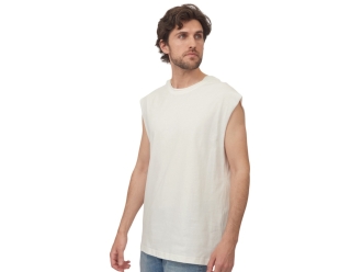 Изображение №4 | Майка оверсайз «Berlin», унисекс XS-S (молочный)