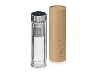 Изображение №1 | Термос с индикатором температуры «Tapp», 500 мл (прозрачный, серебристый)