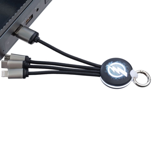 Изображение №1 | Кабель-брелок с подсветкой логотипа Lite Omniline