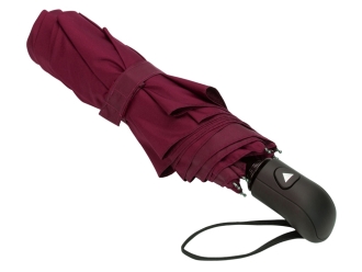 Изображение №3 | Зонт-полуавтомат складной «Roof» с куполом из переработанного пластика (красный бургунди)