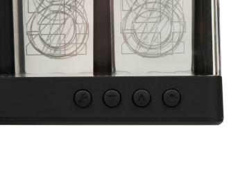 Изображение №10 | Часы с LED-подсветкой и беспроводной зарядкой «Cyber», 10 Вт (черный)