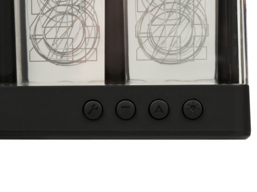 Изображение №10 | Часы с LED-подсветкой и беспроводной зарядкой «Cyber», 10 Вт (черный)