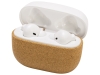 Изображение №2 | Наушники беспроводные TWS «Socorro» из пробки и переработанного пластика (белый)