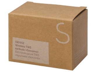 Изображение №12 | Наушники беспроводные TWS «Socorro» из пробки и переработанного пластика (белый)