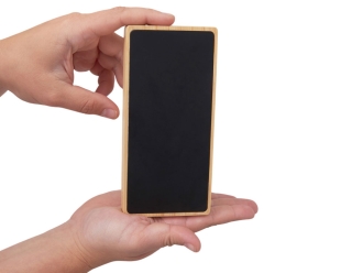 Изображение №9 | Внешний аккумулятор с подсветкой лого и солнечной панелью «Reedia S1», 10000 mAh (черный/натуральный)