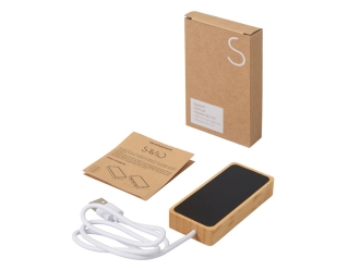 Изображение №9 | USB хаб с подсветкой лого «Reedia S5», 3*USB, 1*Type C (черный/натуральный)