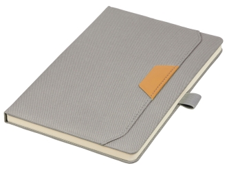 Изображение №2 | Блокнот А5 из RPET «Harvey» (серый)