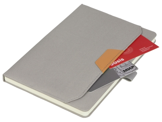 Изображение №1 | Блокнот А5 из RPET «Harvey» (серый)