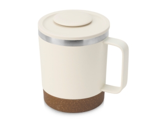 Изображение №1 | Стальная кружка с двойными стенками и магнитным клапаном «Swipe» (белый)