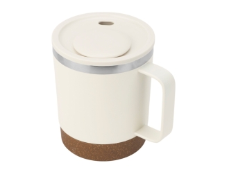 Изображение №2 | Стальная кружка с двойными стенками и магнитным клапаном «Swipe» (белый)