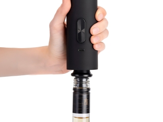 Изображение №9 | Набор винных аксессуаров 4в1 «Savoie» с покрытием soft touch (черный)