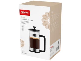 Изображение №3 | Френч-пресс «ERICH», 1 л 1 л (стальной, черный)