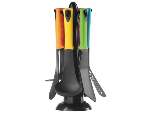 Изображение №1 | Набор кухонных инструментов «FLAVA», 7 предметов (черный, голубой, зеленый, желтый, персиковый, красный, сиреневый)