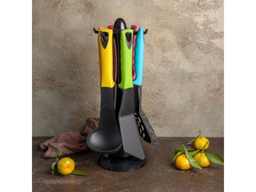 Изображение №14 | Набор кухонных инструментов «FLAVA», 7 предметов (черный, голубой, зеленый, желтый, персиковый, красный, сиреневый)
