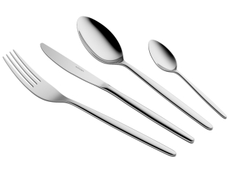 Изображение №1 | Набор столовых приборов «MIA», 24 предмета (стальной)