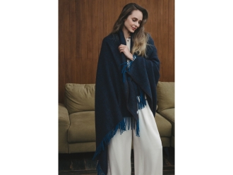 Изображение №5 | Плед «MUMBAI» (темно-синий)