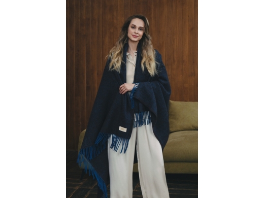 Изображение №4 | Плед «MUMBAI» (темно-синий)