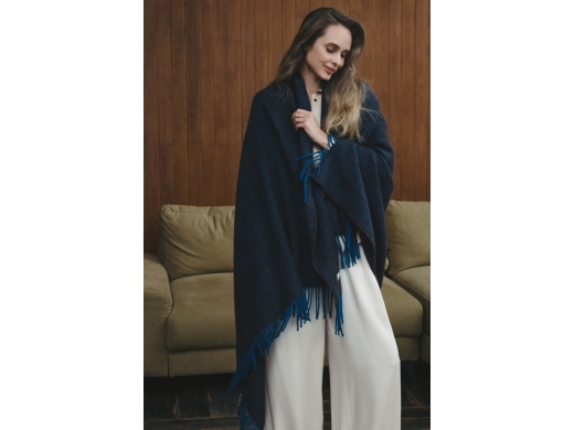 Изображение №5 | Плед «MUMBAI» (темно-синий)