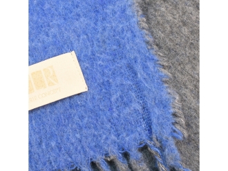 Изображение №3 | Плед «MUMBAI DUO» (синий, серый)