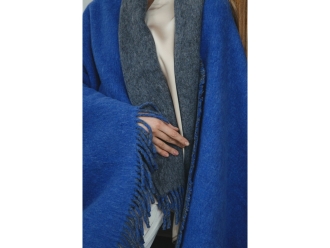 Изображение №6 | Плед «MUMBAI DUO» (синий, серый)