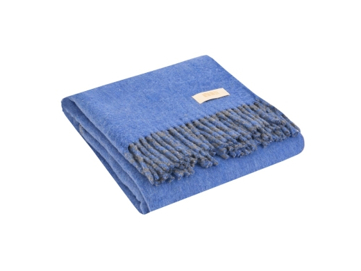 Изображение №1 | Плед «MUMBAI DUO» (синий, серый)