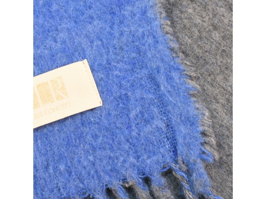 Изображение №3 | Плед «MUMBAI DUO» (синий, серый)