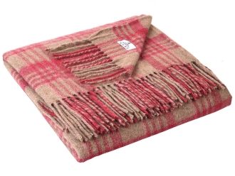 Изображение №2 | Плед «ANDES» (красный, бежевый)