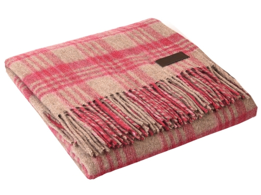 Изображение №1 | Плед «ANDES» (красный, бежевый)