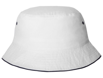 Изображение №4 | Панама «Hanoi», унисекс (белый, темно-синий)