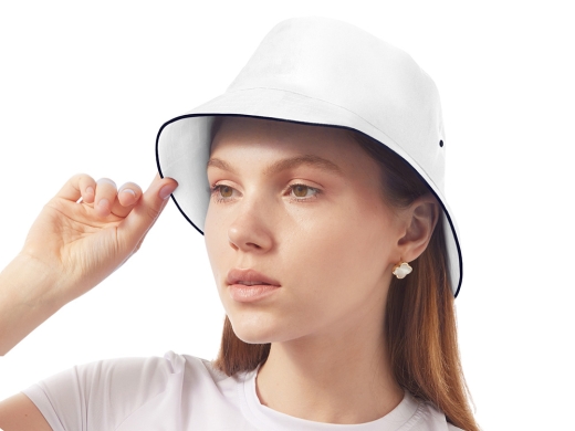 Изображение №3 | Панама «Hanoi», унисекс (белый, темно-синий)