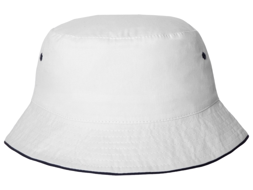 Изображение №4 | Панама «Hanoi», унисекс (белый, темно-синий)