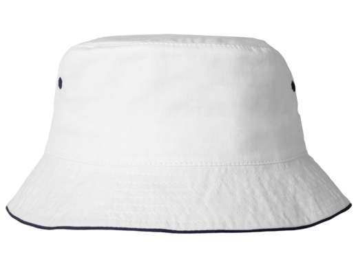 Изображение №5 | Панама «Hanoi», унисекс (белый, темно-синий)